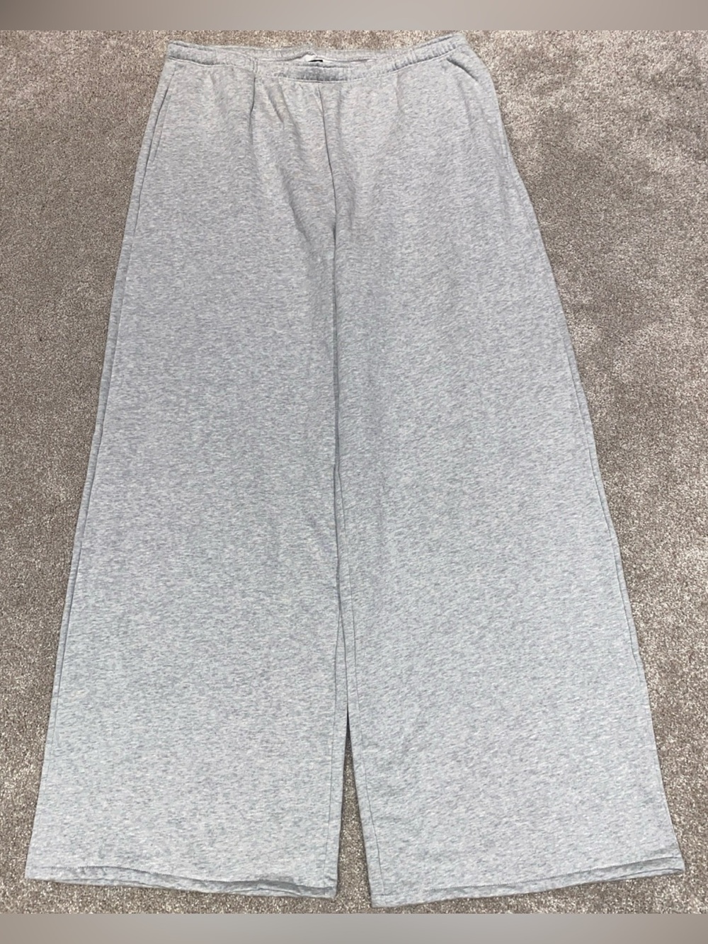 GAP Wide Leg Sweatpants Woman’s XL Tall Light Gray NWT MSRP $59
